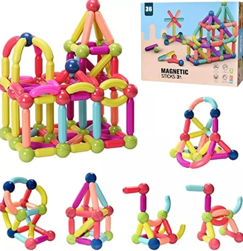 Juego de Bloques Magnéticos para Construir - Magnetic Stick