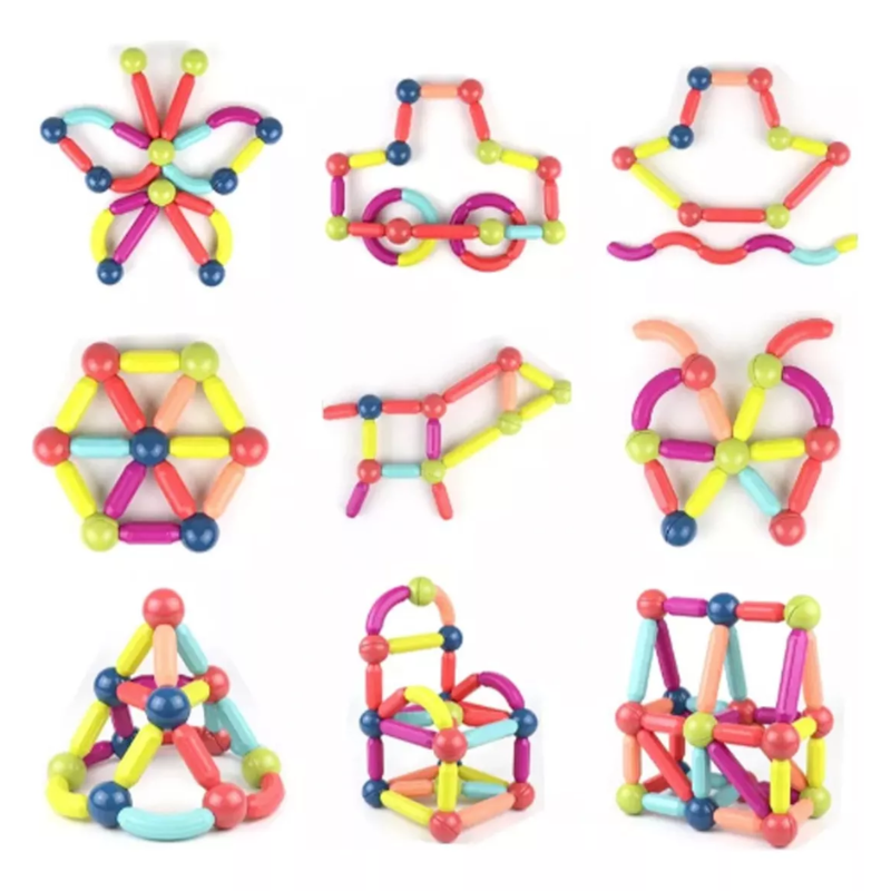 Juego de Bloques Magnéticos de 42 Piezas
