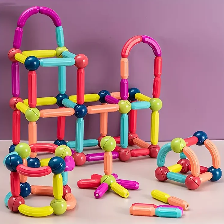 Juego de Bloques Magnéticos de 42 Piezas