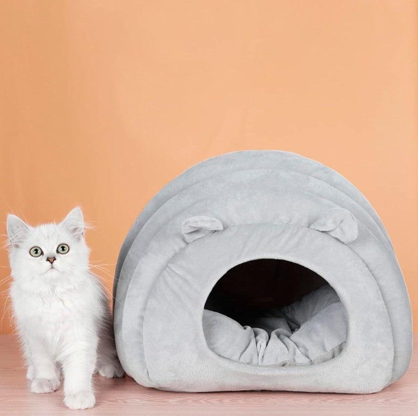 Cama y Casa Para Gatos Felpudas
