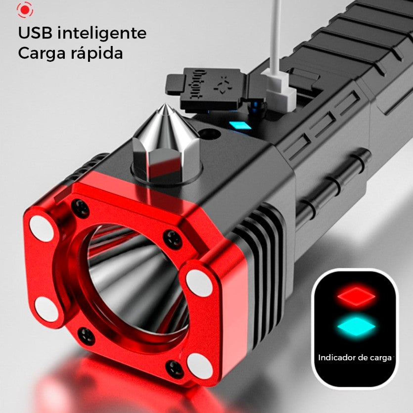 Pack de 2 Linternas de Emergencia 4 en 1