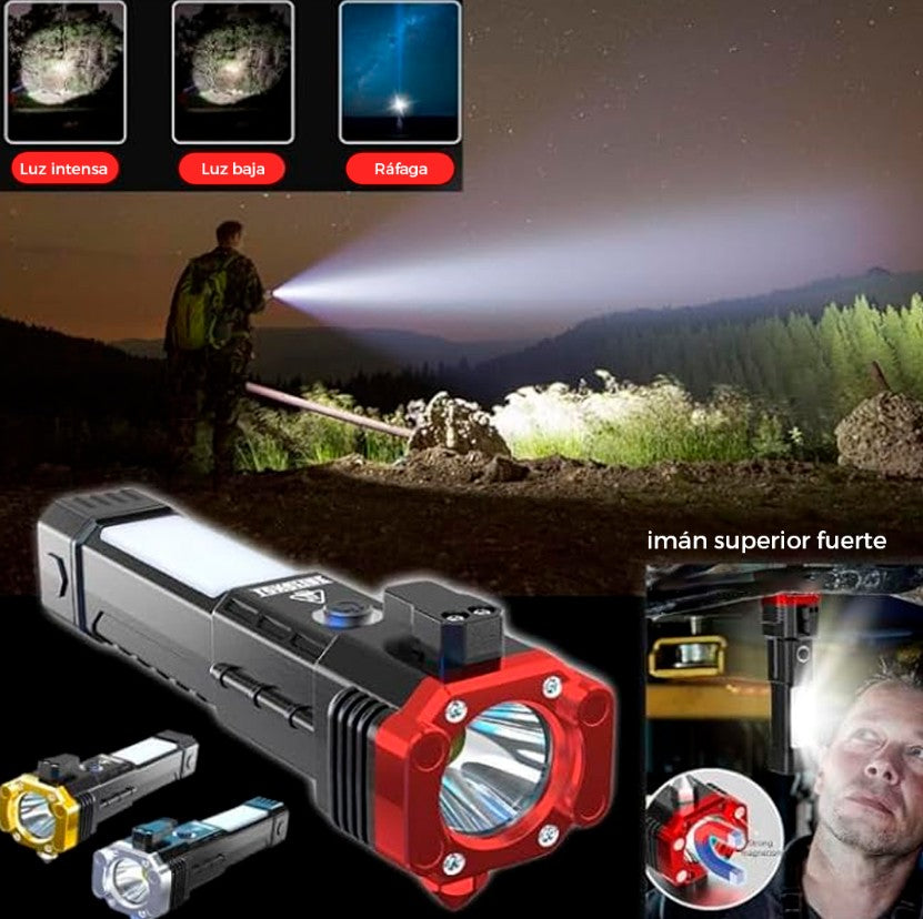 Pack de 2 Linternas de Emergencia 4 en 1