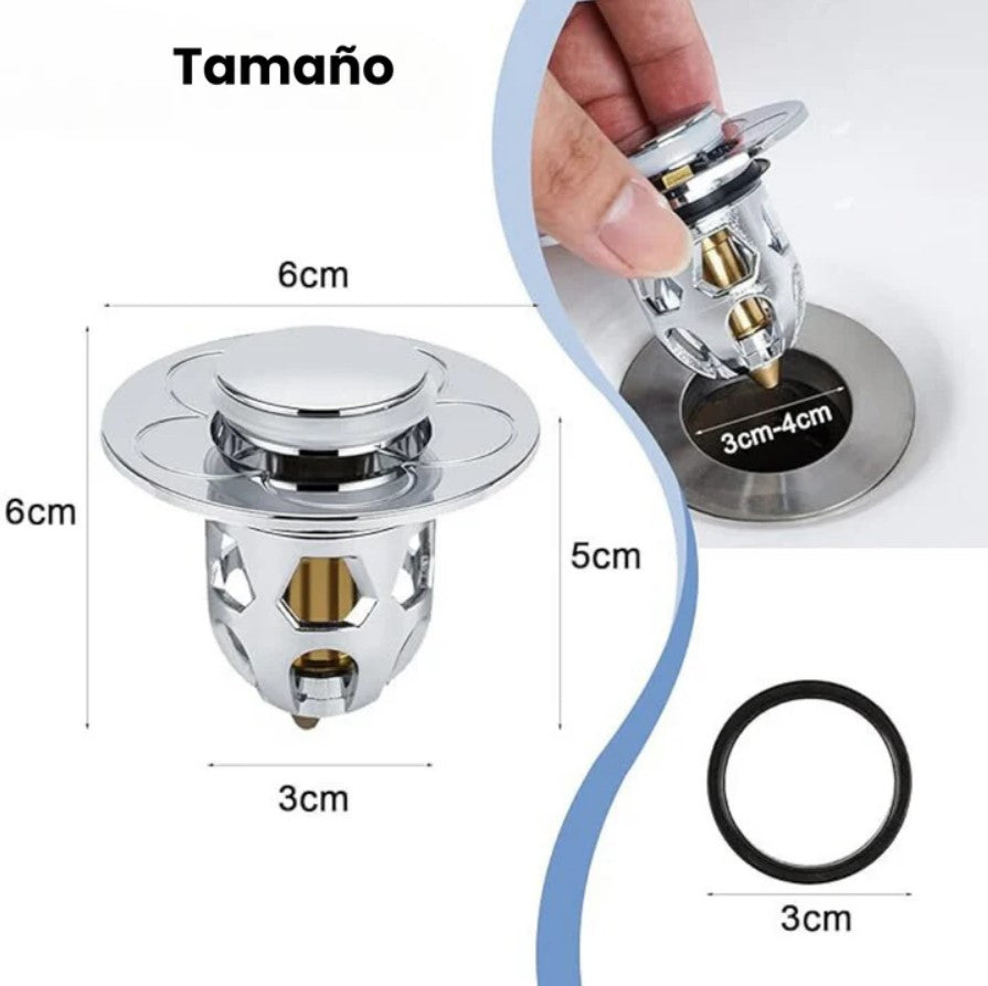Tapón Núcleo con Rebote para Lavamanos